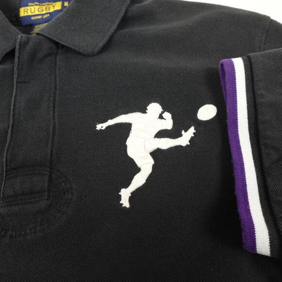 Rugby Ralph Lauren Big Kicker Polo Shirt Men's Medium Short Sleeve Casual - Picture 8 of 11